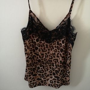 Zara animal print top